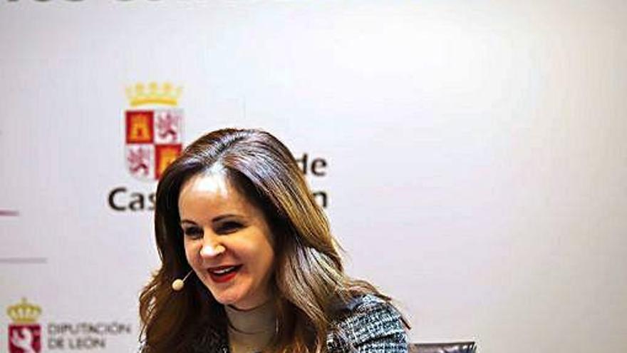 Silvia Clemente, durante una jornada en Valladolid.