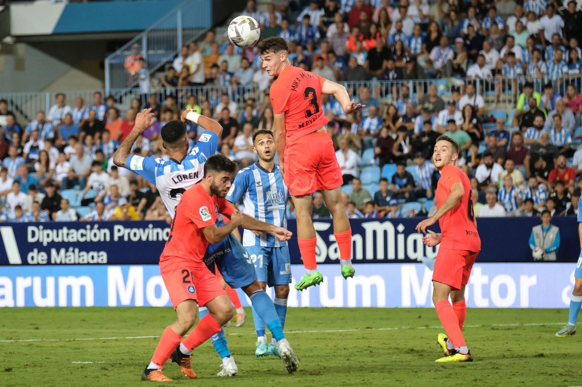 El Málaga CF - FC Andorra, en imágenes