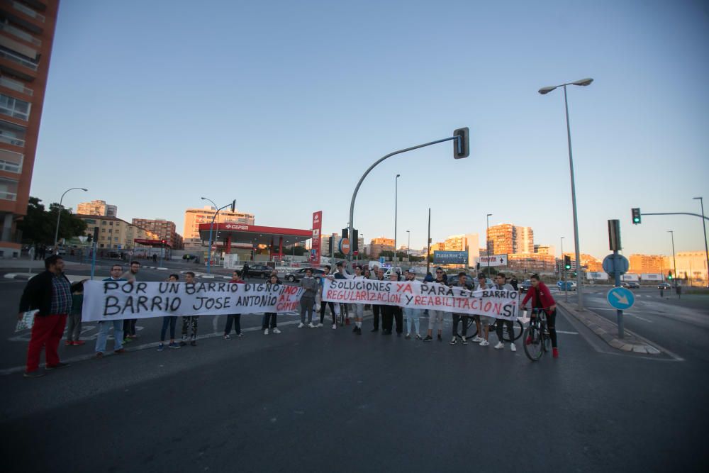 Manifestación en el barrio de José Antonio