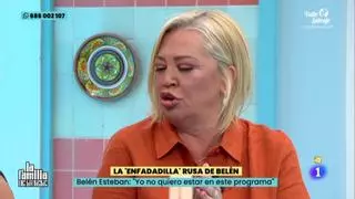 Belén Esteban estalla en 'La Familia de la Tele': "Yo no quiero estar en este programa"