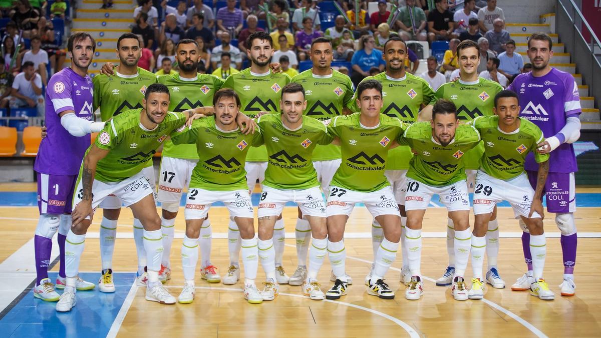 El Palma Futsal, en el último partido de la final frente al Barça.