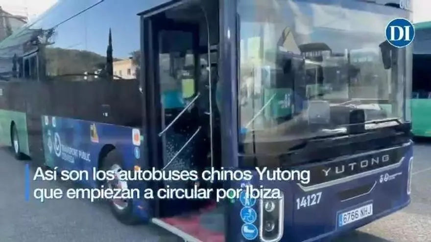 Dudas con la ciberseguridad de los autobuses chinos Yutong que ya circulan por Ibiza