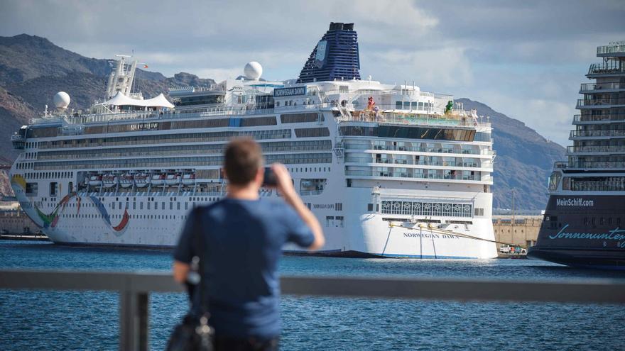 El tráfico de cruceristas en el Puerto de Santa Cruz crece un 90%