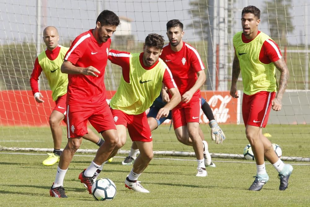 Entrenamiento del Sporting