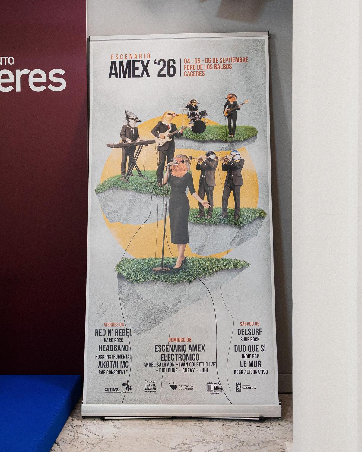 Galería | Presentación de la 18ª edición de Escenario AMEX de Cáceres