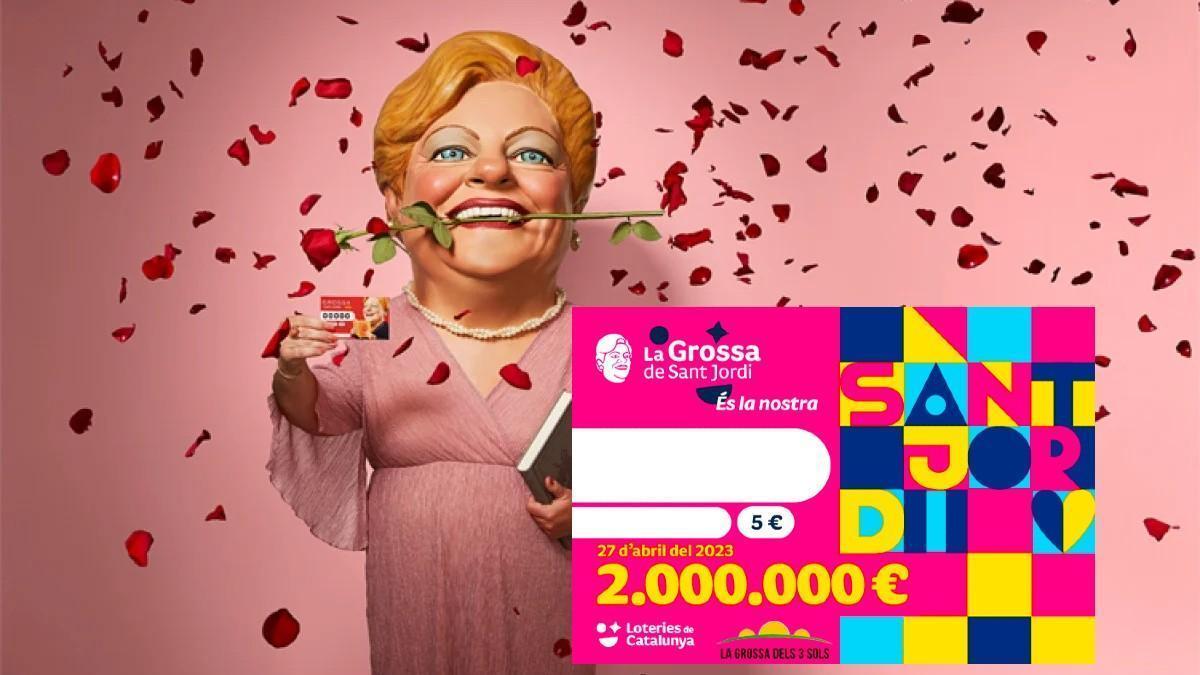 Imatge promocional de la Grossa de Sant Jordi 2023