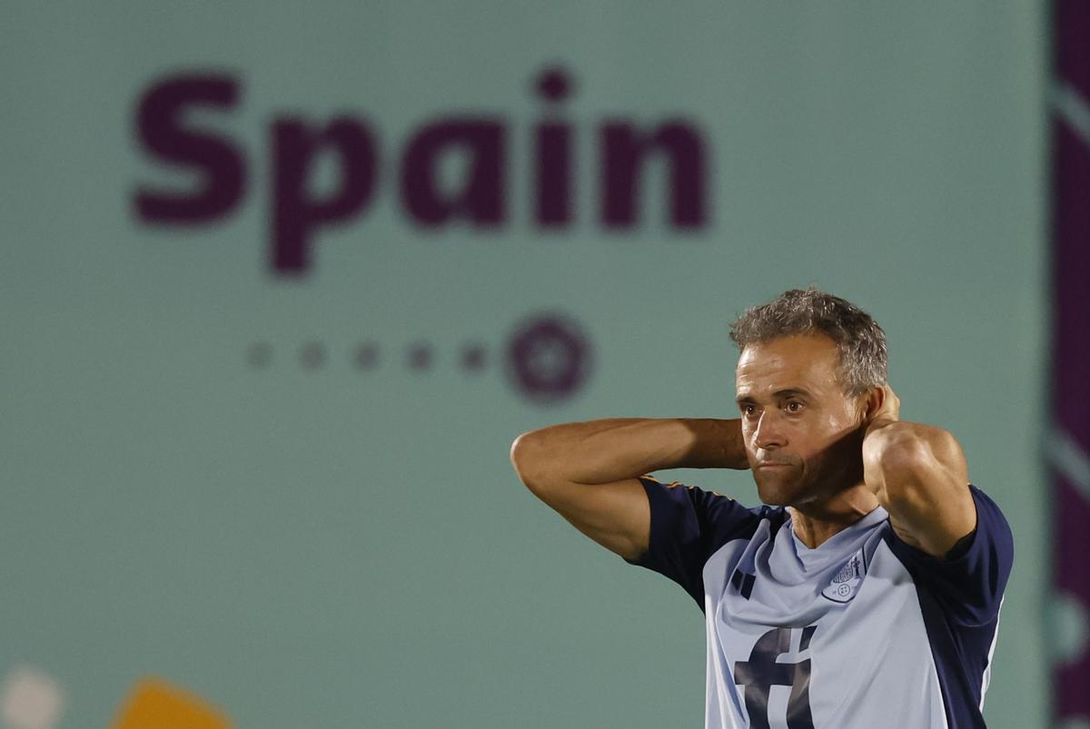 Luis Enrique dice adiós a la selección española.