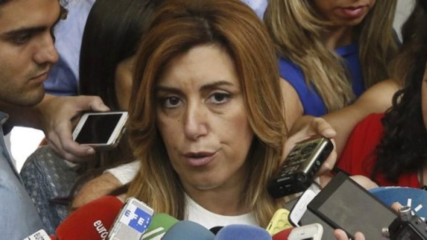 Susana Díaz no entiende la actitud de Podemos en la política de pactos