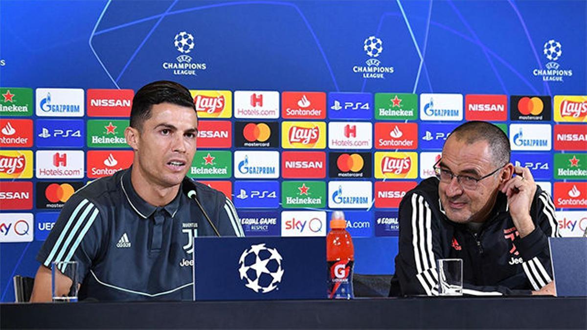 Sarri elogia a Cristiano