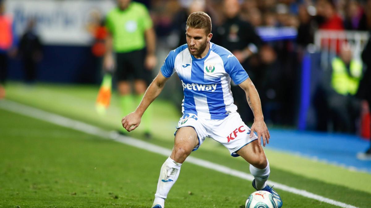 Kevin Rodrigues, durante un partido de la temporada pasada con el Leganés.