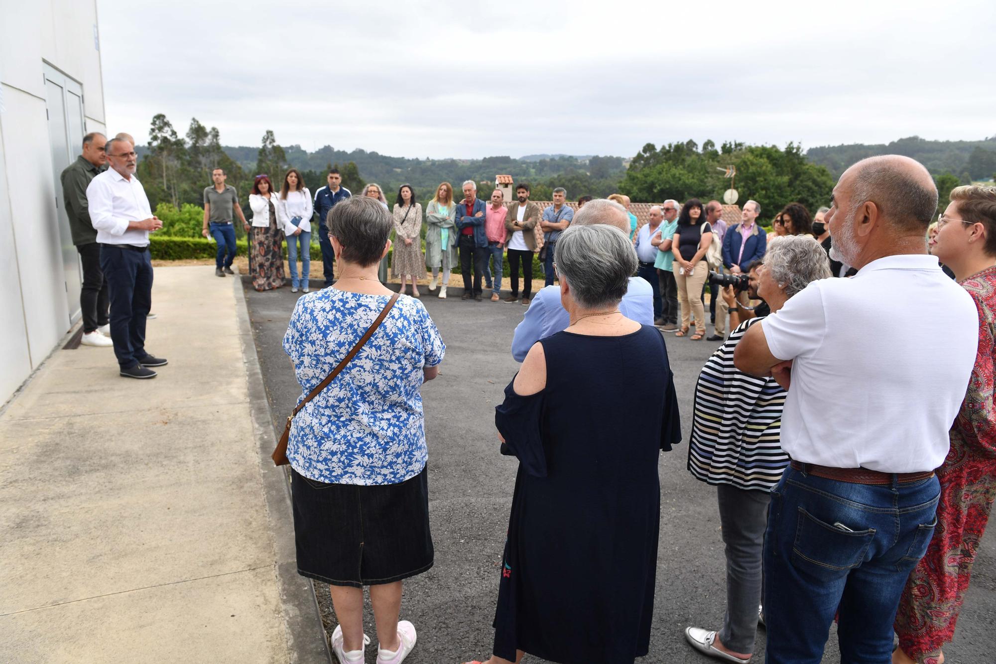 Inauguración del pabellón de Anceis en Cambre