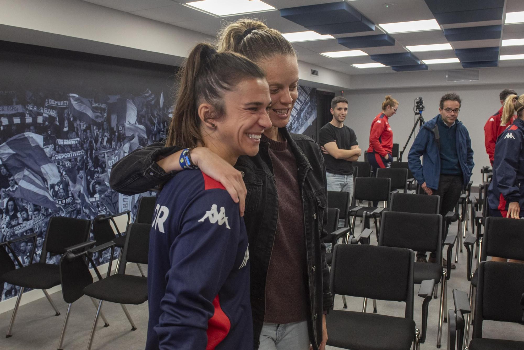 Despedida de Irene Ferreras como entrenadora del Deportivo