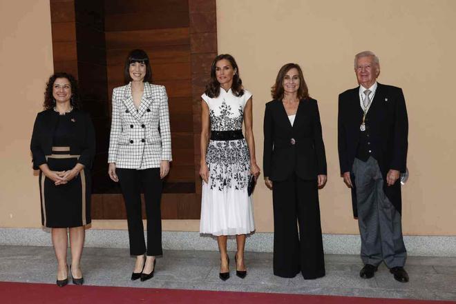 La reina Letizia en la sede de la Real Academia de Ingeniería de Madrid