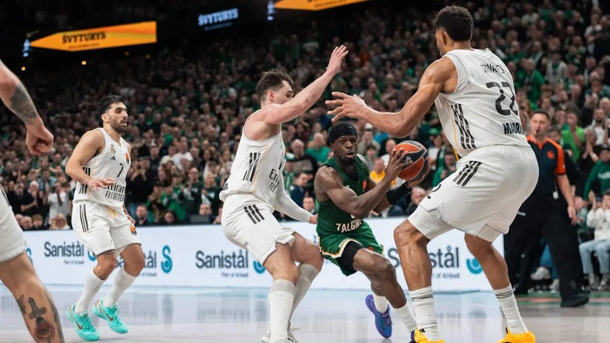 Sylvain Francisco anotó los dos tiros libres que le dieron la victoria al Zalgiris frente al Real Madrid