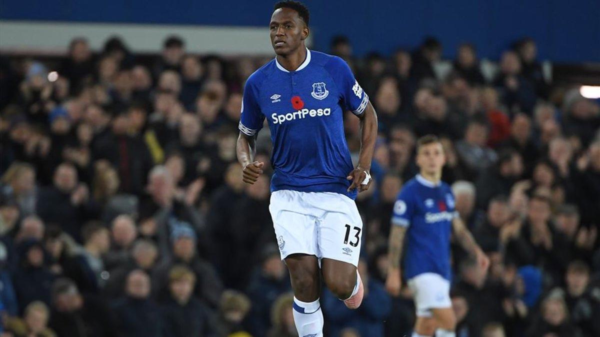 Yerry Mina fue titular en un partido amistoso del Everton