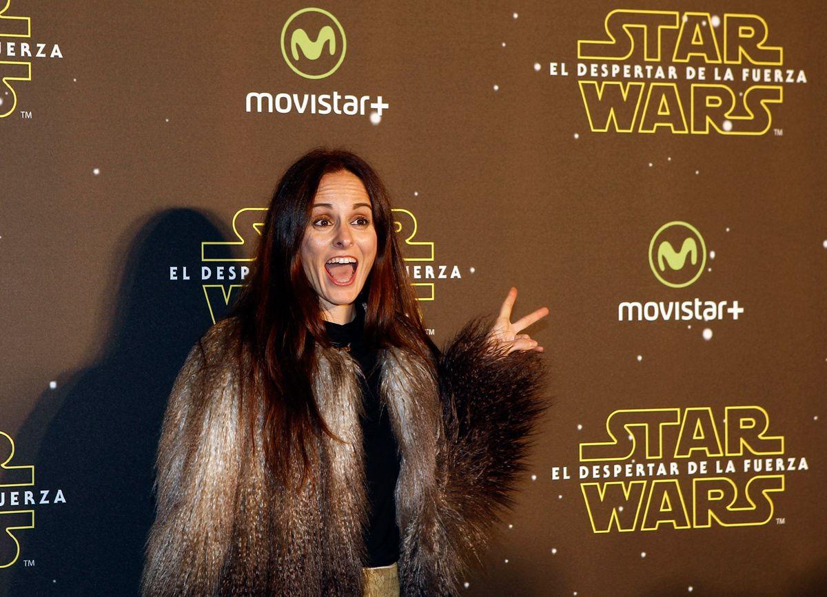 Ana Locking en el estreno en Madrid de 'Star Wars: El despertar de la Fuerza'