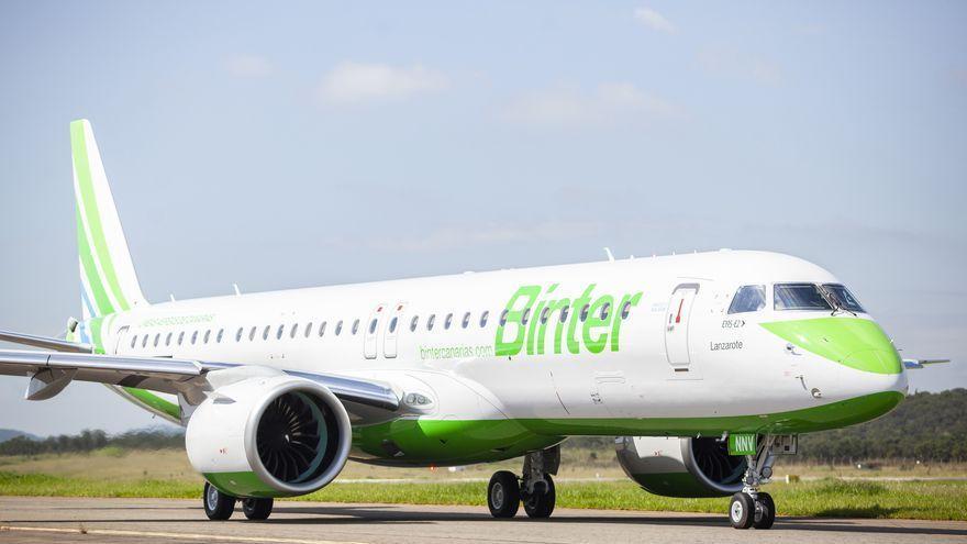 Binter suspende los vuelos en la provincia occidental de Canarias hasta la seis de la tarde