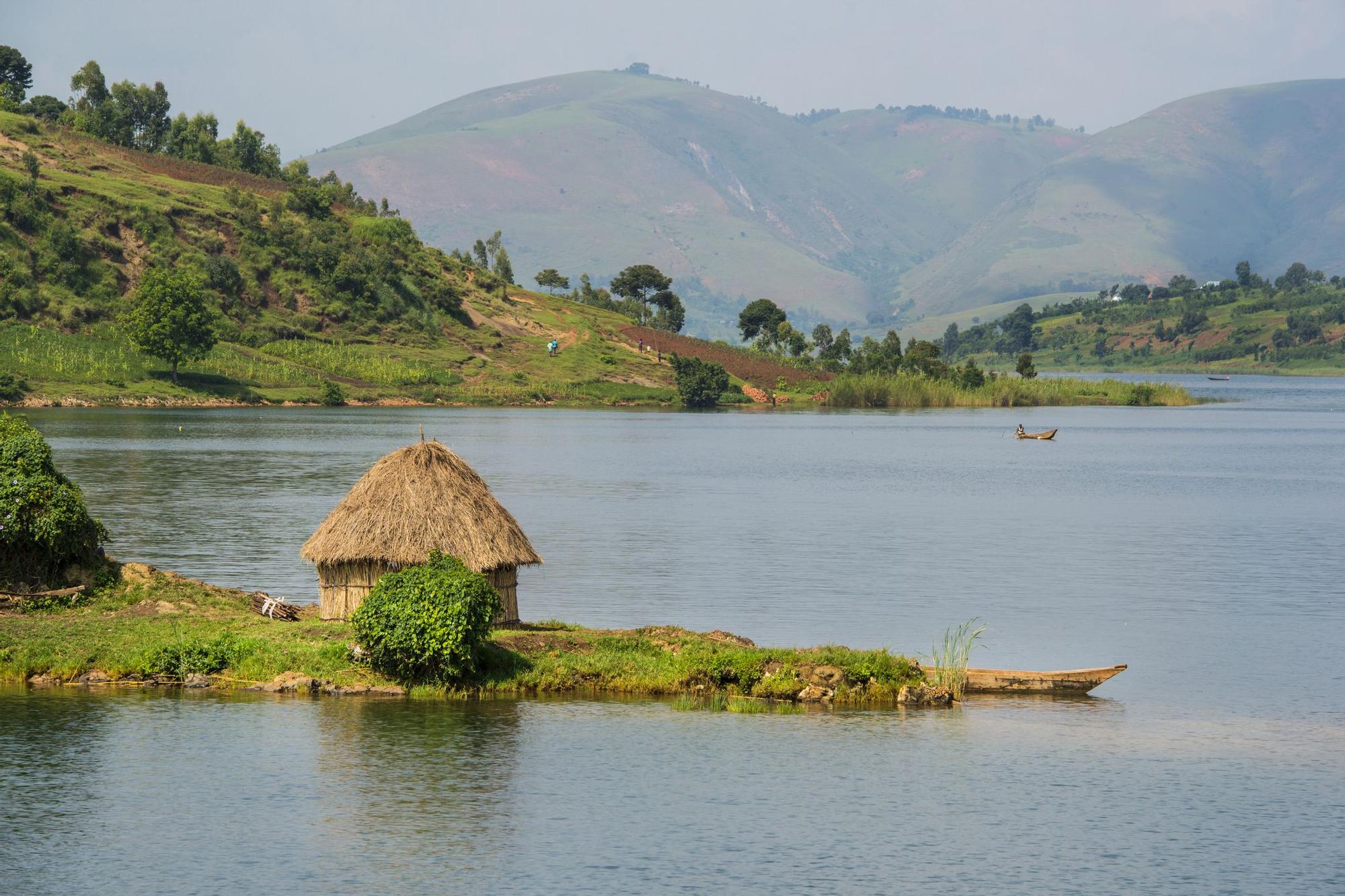 Lago Tanganica en Ruanda