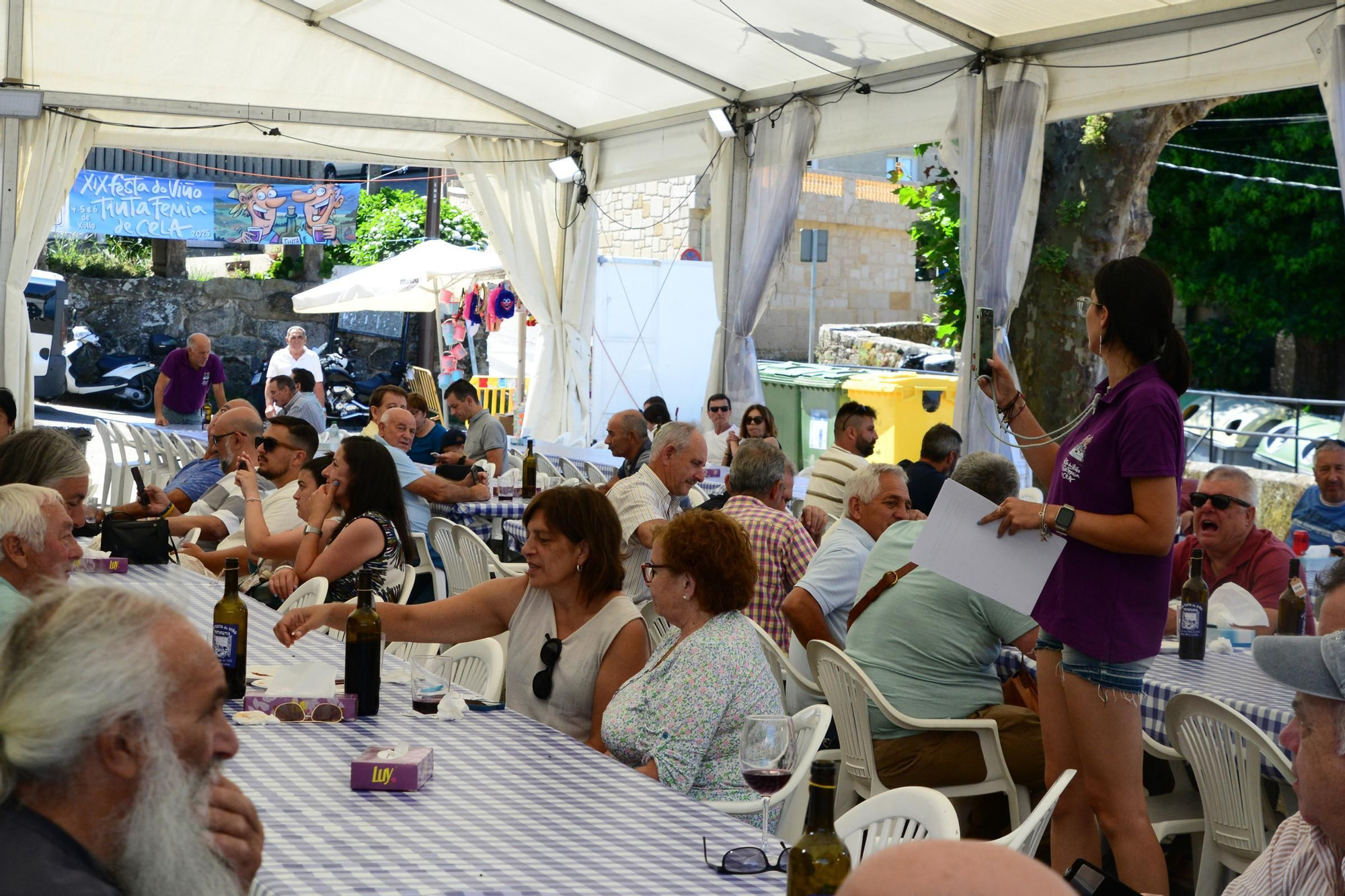 El último día de la XIX Festa do Tinta Femia de Cela