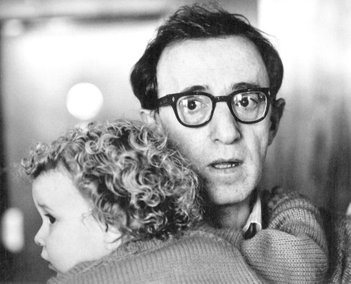 Woody Allen, amb Dylan Farrow.