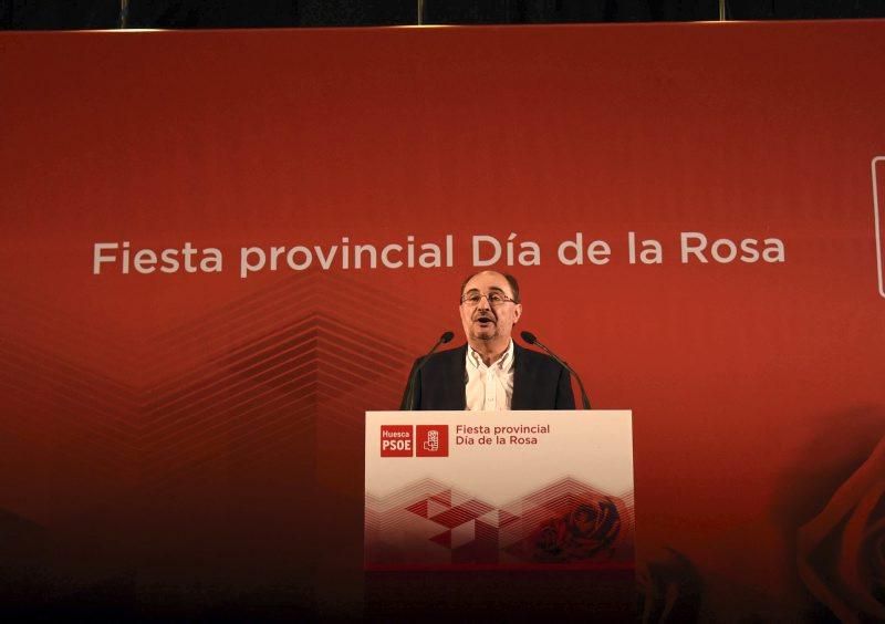 Pedro Sánchez celebra la Fiesta de la Rosa en Ayerbe