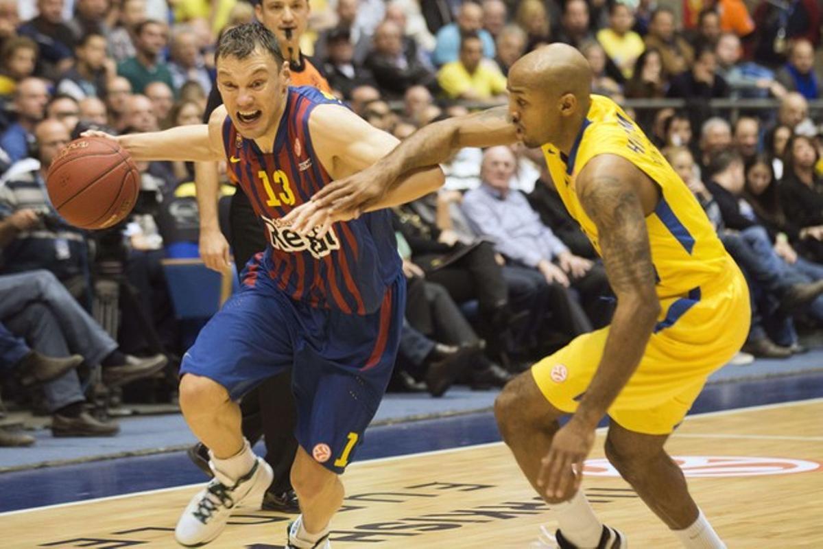 Maccabi Electra, 77 - Barça Regal, 82