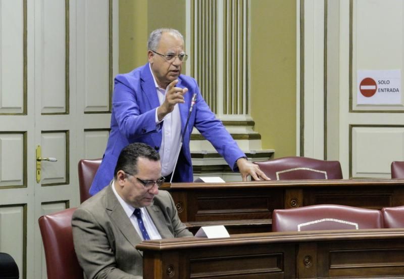 Pleno del Parlamento de Canarias  preside Gustavo Matos , presidente del gobierno , Victor Torres   | 19/05/2020 | Fotógrafo: Delia Padrón