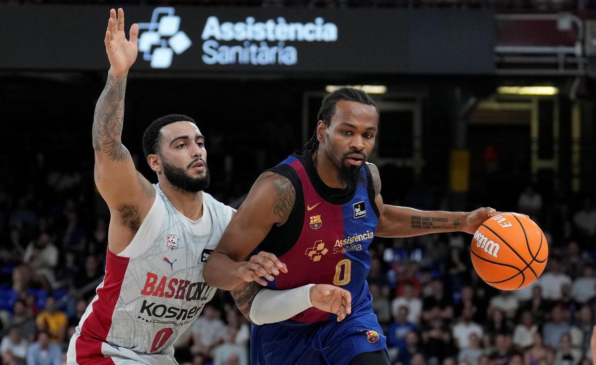 Kevin Punter le tiene ganas al Baskonia que les derrotó en el Palau en partido de Liga Endesa