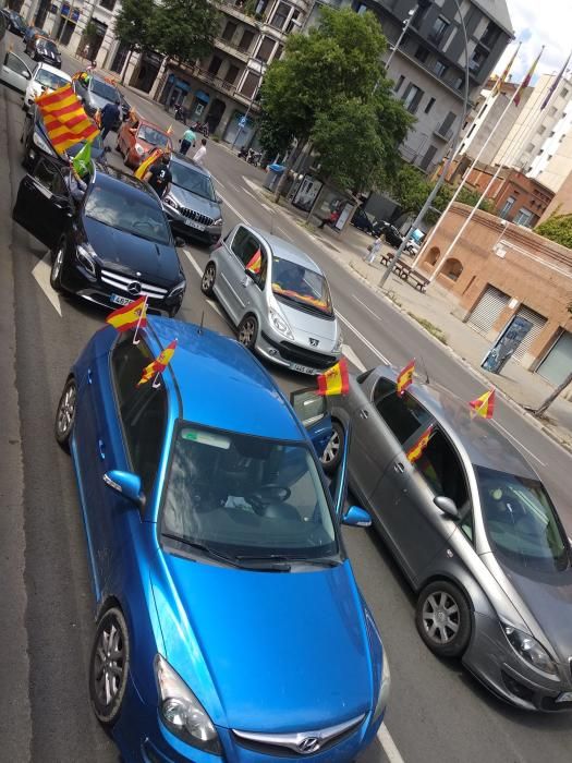 Manifestació en cotxe de Vox