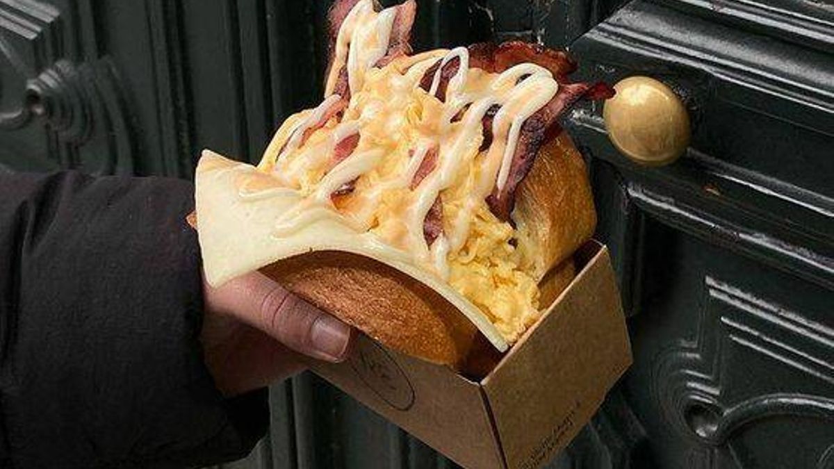 Ejemplo de sándwich al estilo coreano