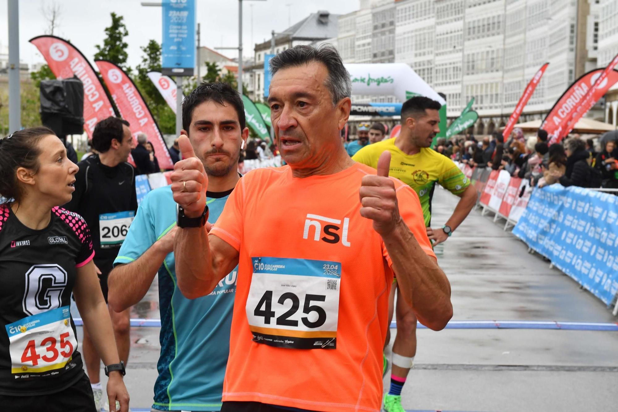 Carrera popular Coruña10: 2.186 corredores cruzaron la línea de meta