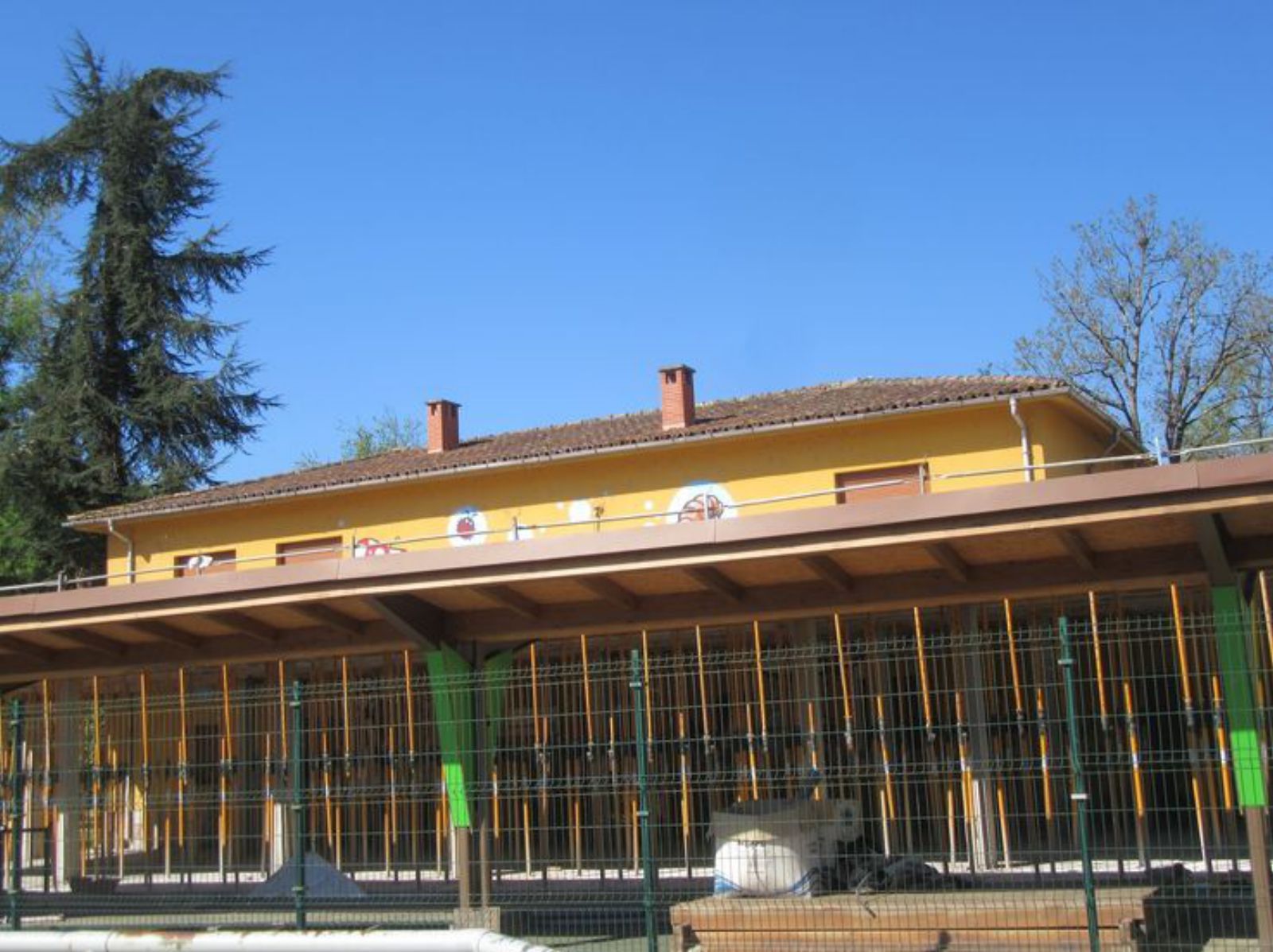 Estado de las obras de la escuelina canguesa. | J. M. Carbajal