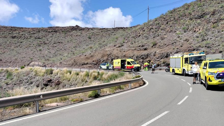 Muere un motorista en Gran Canaria
