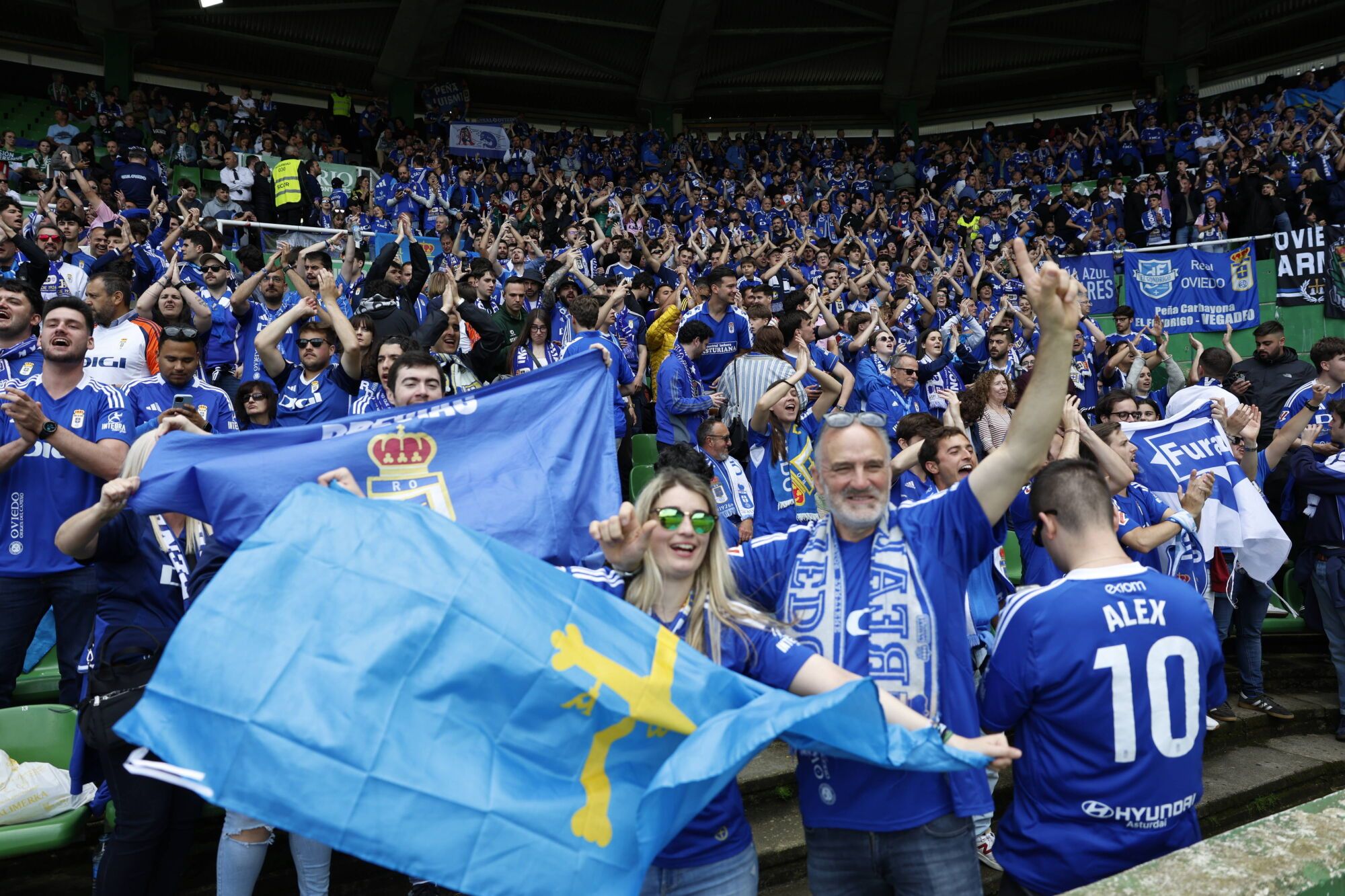 Así fue el partido entre el Real Oviedo y el Racing de Santander