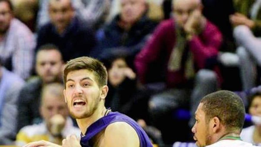 Agustí Sans, durante el partido ante el Palma Air Europa.