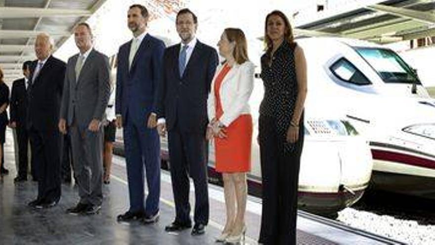 Fabra reclama ante Rajoy que el AVE llegue a Castellón en el 2015