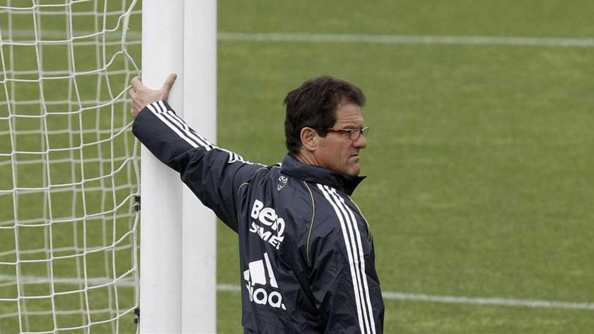 Capello entrenó a Cassano en varias etapas