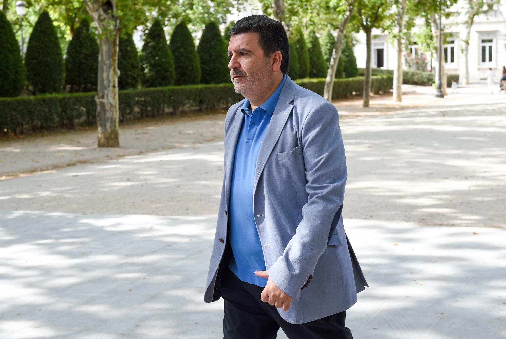 El empresario David Marjaliza sale tras declarar en la Audiencia Nacional como imputado por el caso 'Púnica', a 14 de junio de 2022, en Madrid.