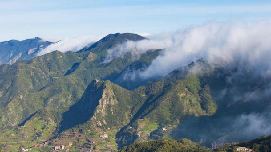 Vista aérea del Parque Rural de Teno.