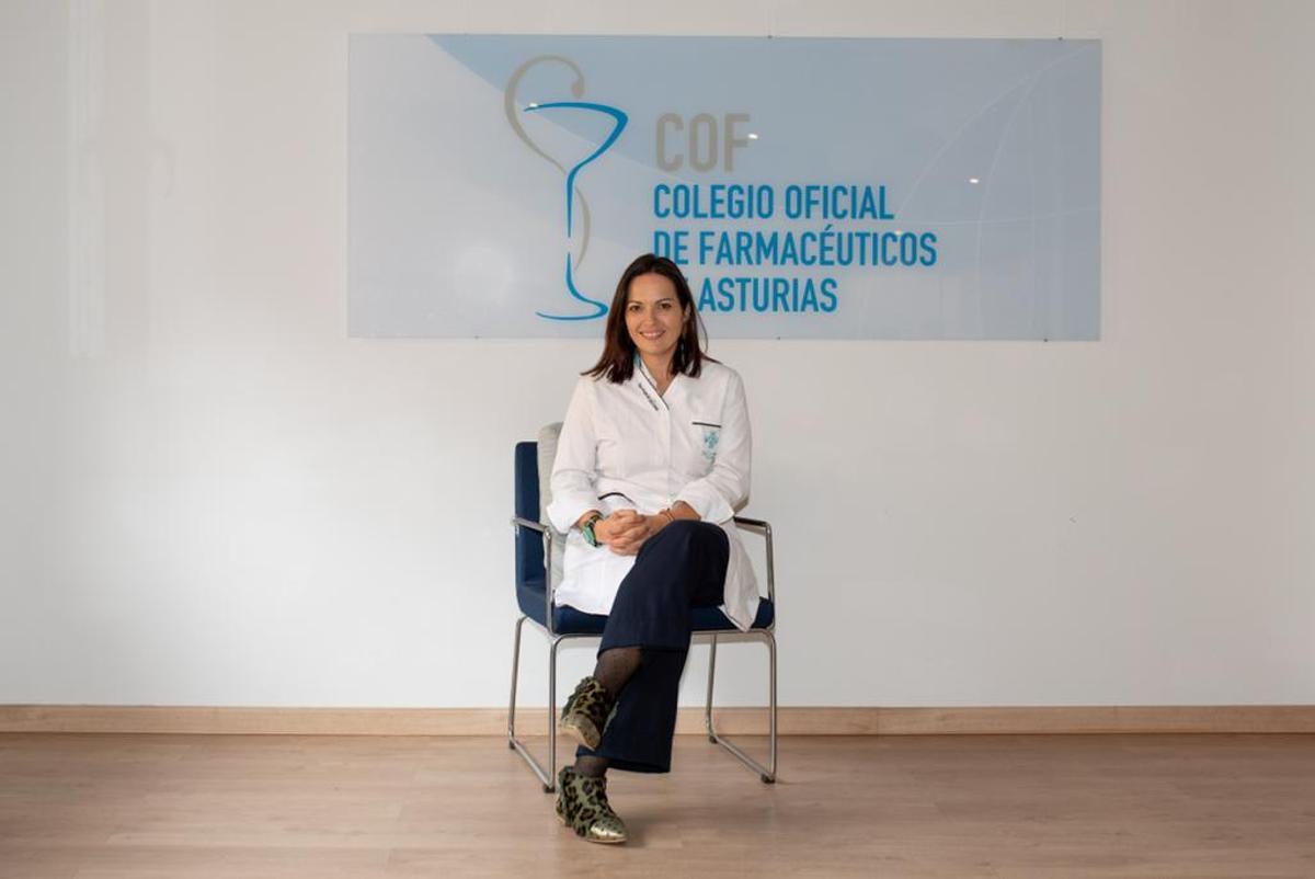 María Teresa Méndez Bravo, nueva presidenta del Colegio de Farmacéuticos de Asturias.