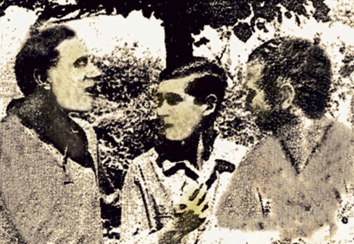 Mikko Niskanen e Lauri Ikonen con Cesar Cervera 1964. | ARQUIVO DO AUTOR