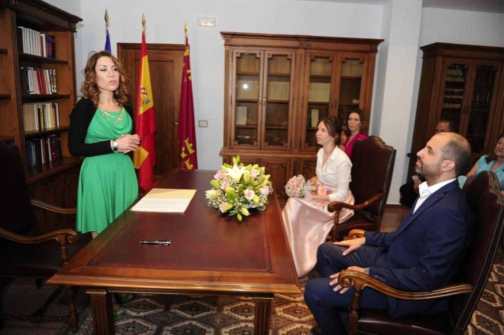 Primera boda en el Colegio Notarial de Murcia