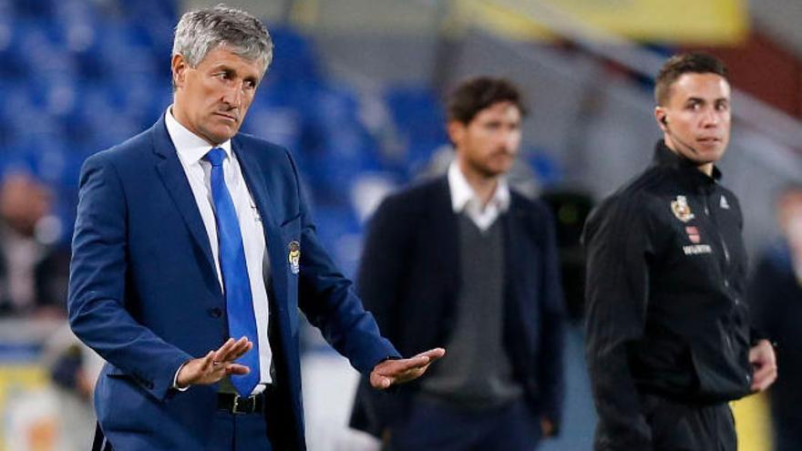 Quique Setién: &quot;Esta victoria es muy importante por el momento&quot;