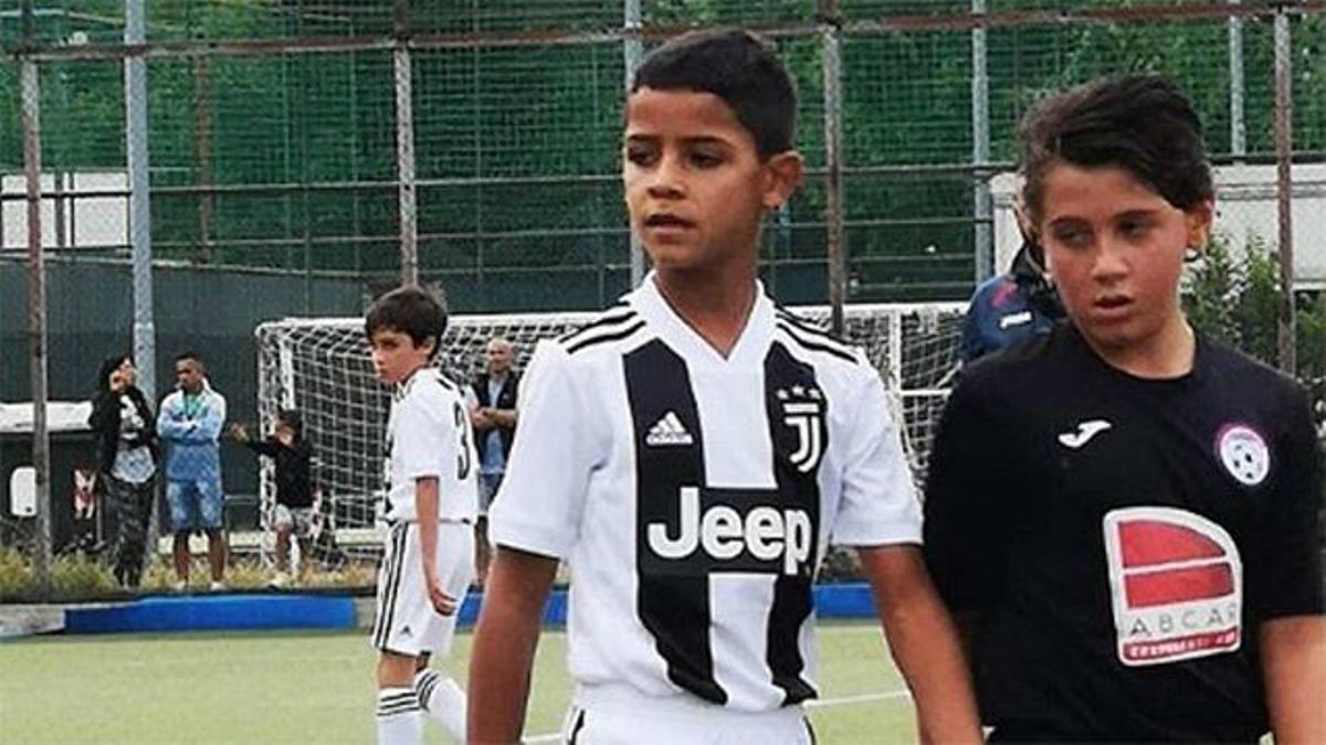 El hijo de Cristiano sí golea con la Juventus