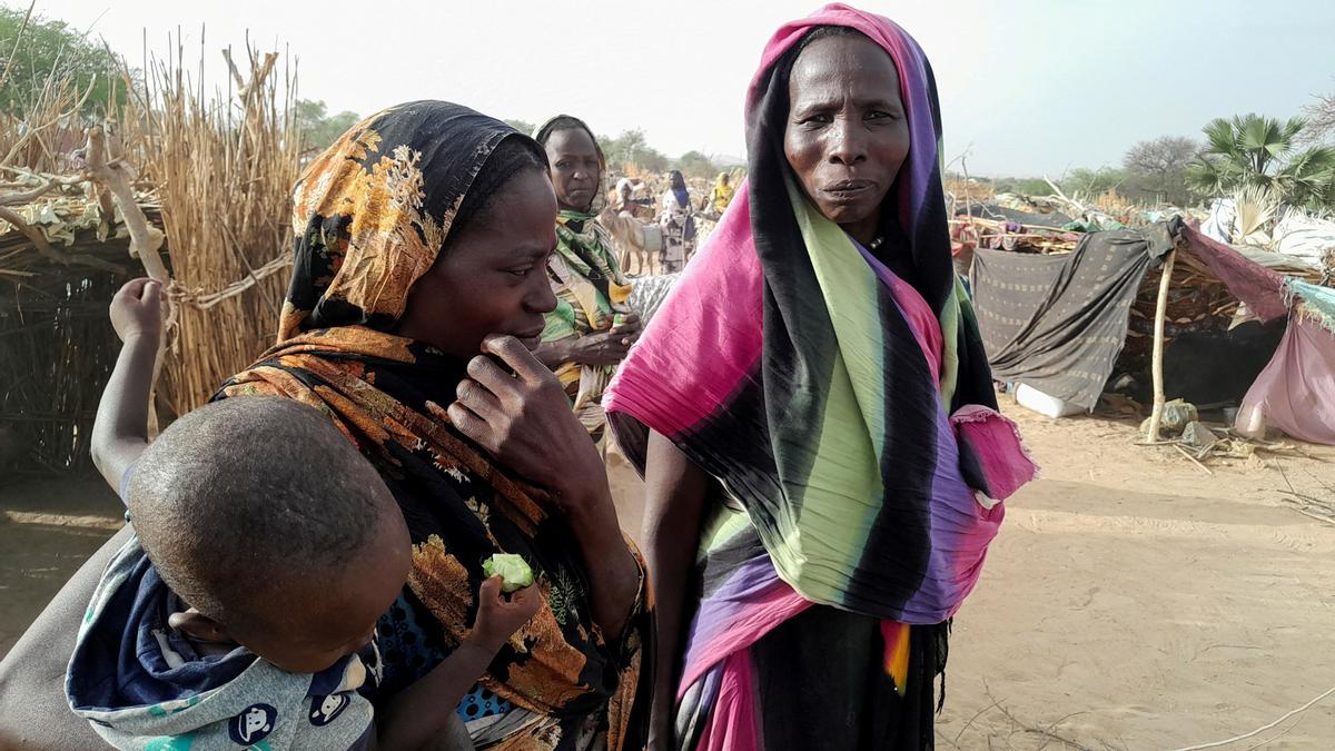 Éxodo de refugiados sudaneses hacia El Chad