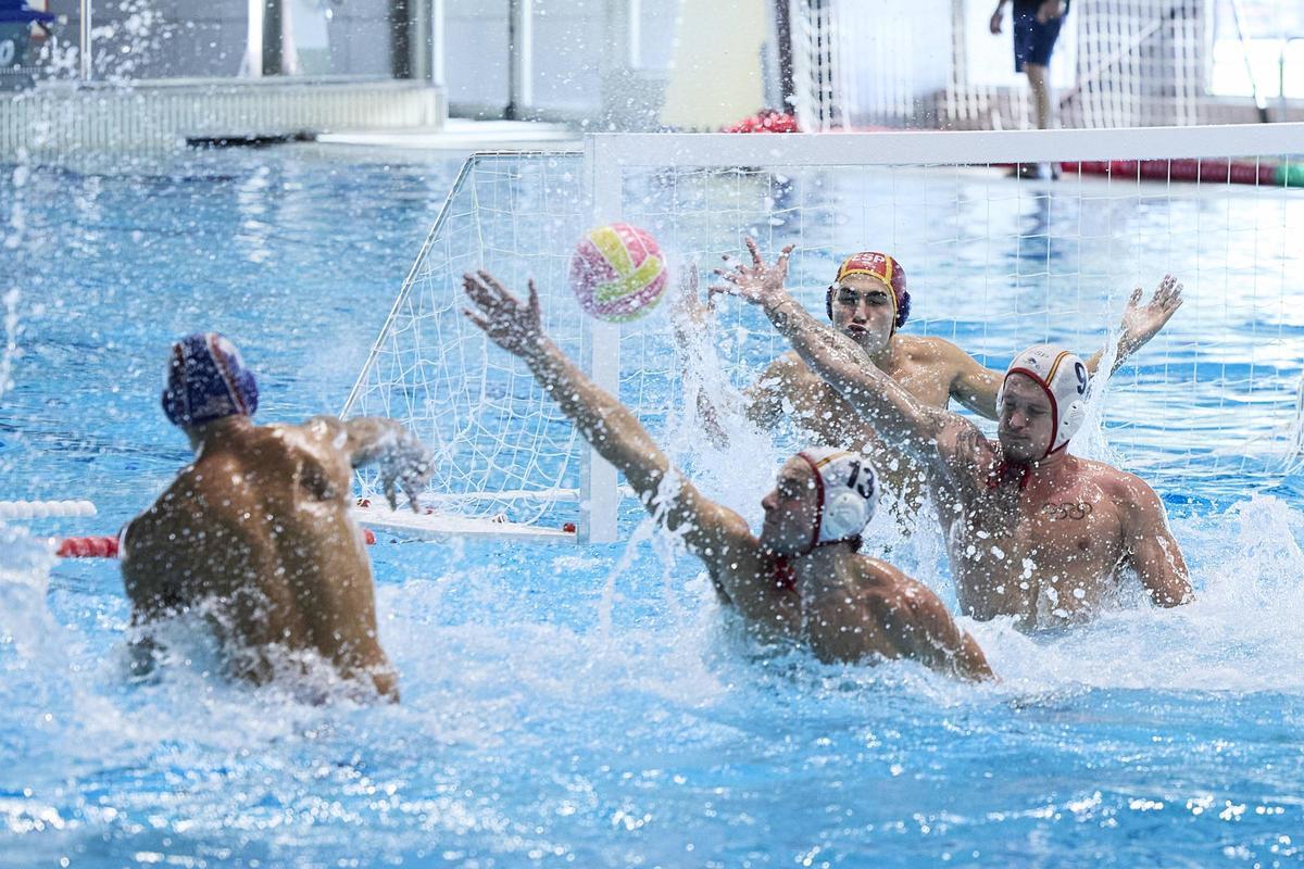 Entrenamiento conjunto España-Estados Unidos en el CAR de Sant Cugat