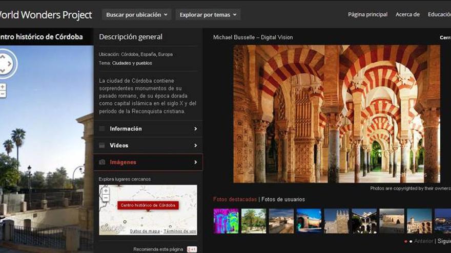 Google incluye a Córdoba en su World Wonders Project