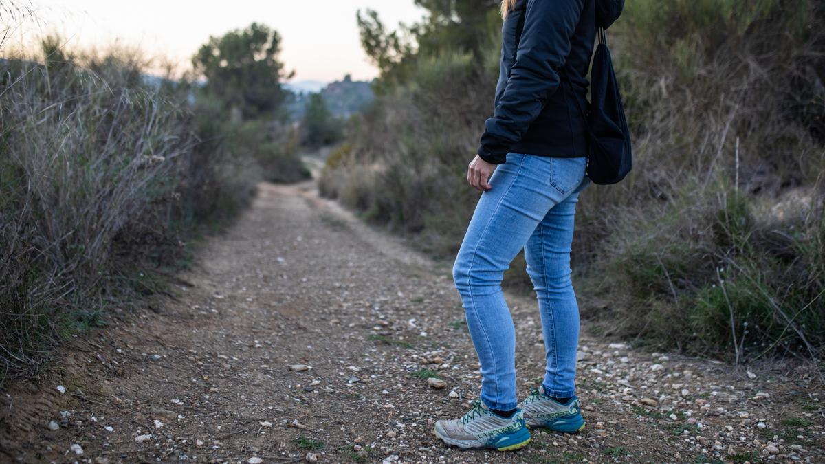 Camino de tierra donde una mujer que salía a correr salvó de una agresion sexual a otra en Molins de Rei.