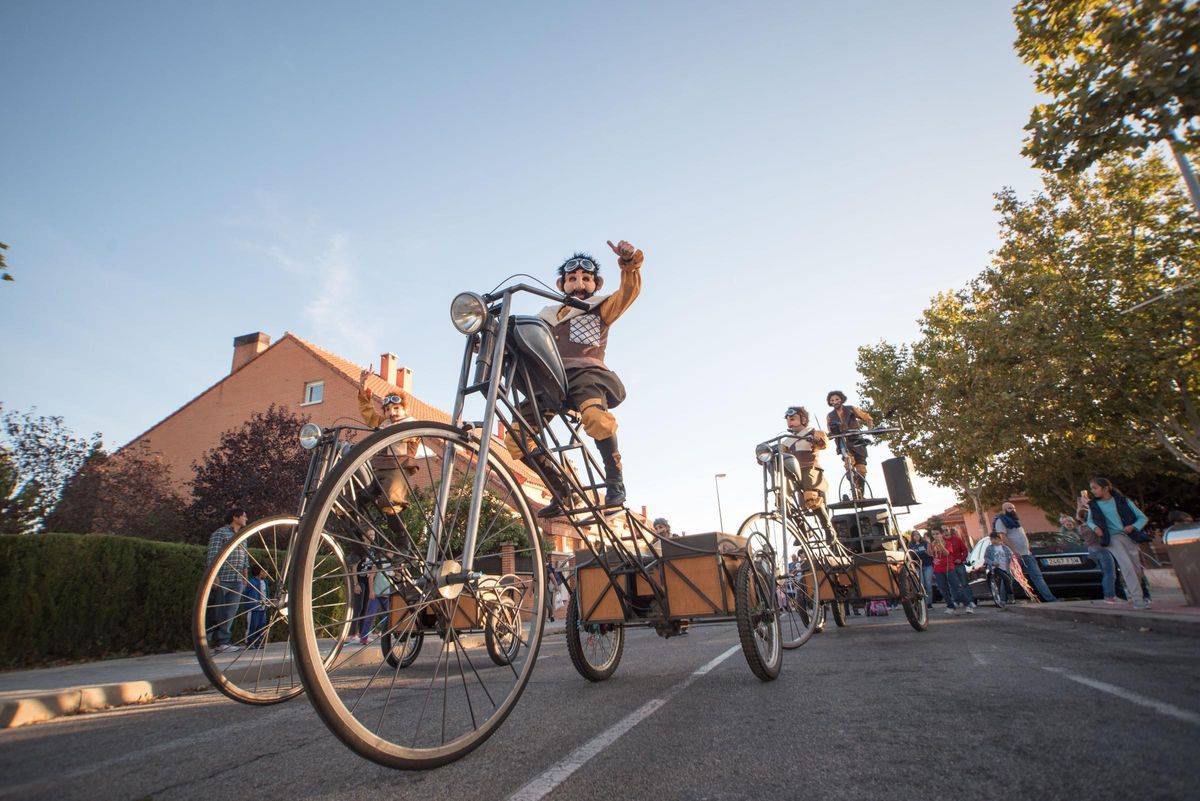 Bicicletas gigantes desfilarán por la ciudad.