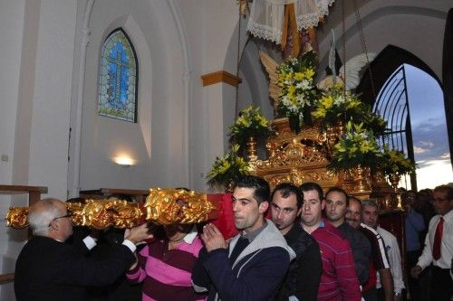 Regreso del Santo Cristo hasta su ermita desde San Jose? Obrero en Cieza